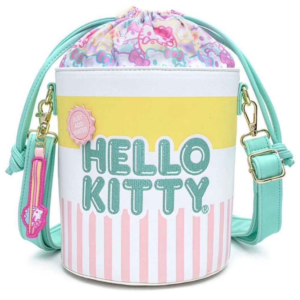 Loungefly - Sanrio Cup O’ Noodles Hello Kitty Bucket Bag